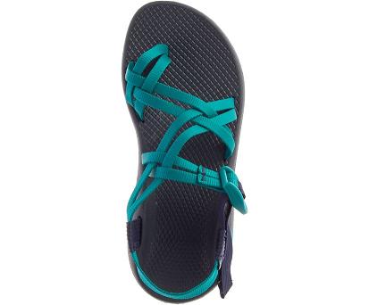 Sandalias Chaco Mujer Z/Cloud X2 Verde Negras España XWMU25784